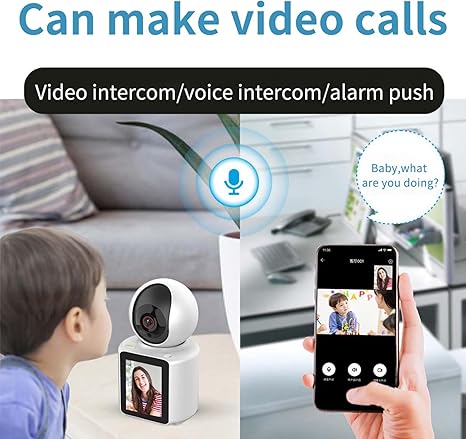 Video Calling Camera with 2.8-Inch HD Screen & Voice Assistant