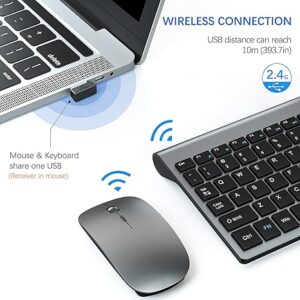 Wireless Keyboard and Mouse Ultra Slim Combo 
